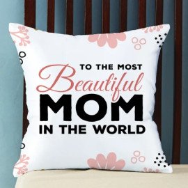 Cushion & Personalized Mug Hamper for Mom