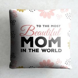 Cushion & Personalized Mug Hamper for Mom