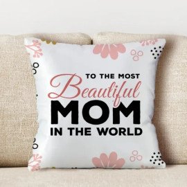 Cushion & Personalized Mug Hamper for Mom