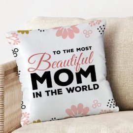 Cushion & Personalized Mug Hamper for Mom
