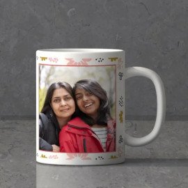 Cushion & Personalized Mug Hamper for Mom
