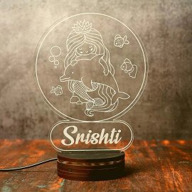 Mermaid Personalized Night Lamp