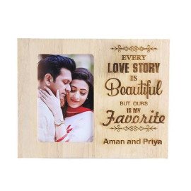 Customized Love Story Frame for couple
