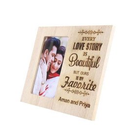 Customized Love Story Frame for couple