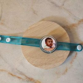 Personalised Kids Rakhi With Plaque