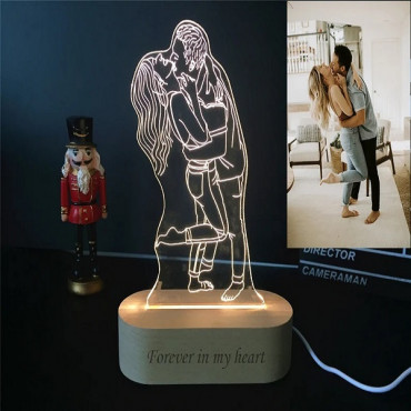 Desk Custom Photo 3d lamp Led light Gift Personalised Lights