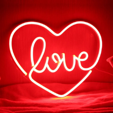 Love in the Heart Flex Silicone LED