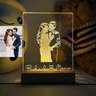 Custom Photo Desk Lamp, Picture Night Lamp