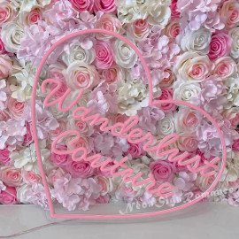 Love Heart Shape Customed Neon