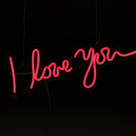 I Love You Neon Light Sign