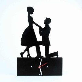 Classic Black Couple Clock (Black couple Clock)
