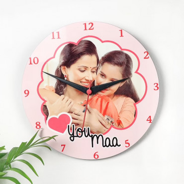 Love Maa Personalised Wall Clock