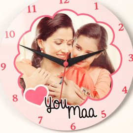 Love Maa Personalised Wall Clock