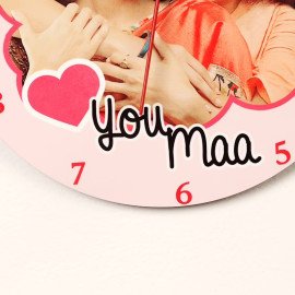 Love Maa Personalised Wall Clock