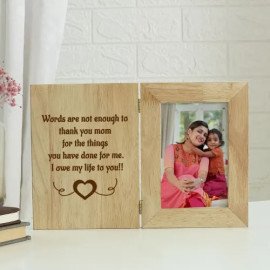 Mother's Love Personalized Wooden Photo Frame
