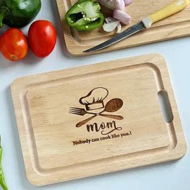 Nobody Can Cook Like Mom Chopping Board