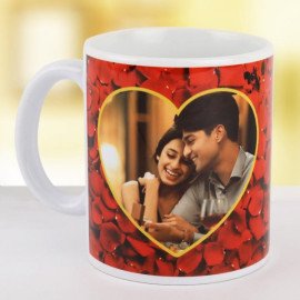 Romantic Heart Photo Mug
